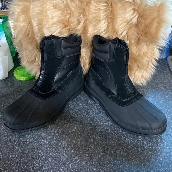 NORTIV 8 Insulated Waterproof Snow Boots Warm Outdoor for Cold Weather Size 12